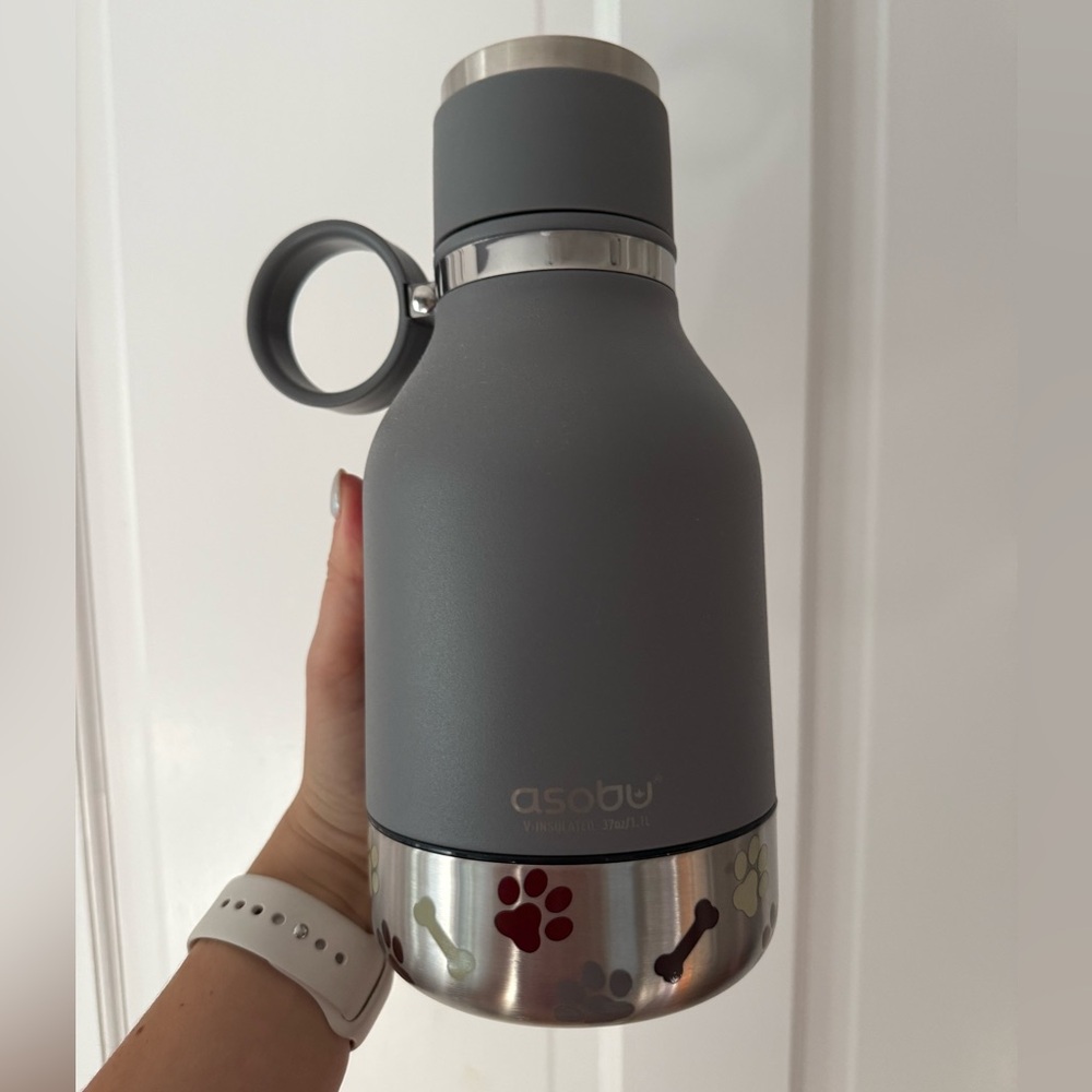 Asobu Gray Insulated Bottle